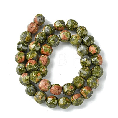 Natural Unakite Beads Strands G-H023-A02-01-1