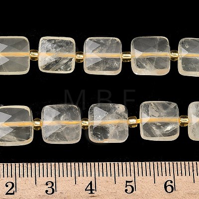 Natural Lemon Quartz(Heated) Beads Strands G-L642-L07-10mm-1