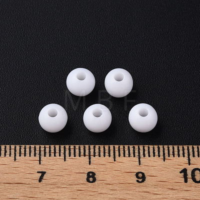 Opaque Acrylic Beads MACR-S370-C6mm-01-1