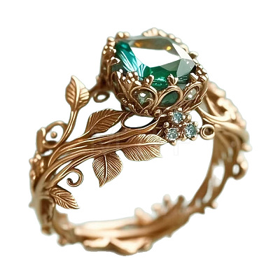 Zinc Alloy & Rhinestone Finger Rings FS-WG73E81-04-1