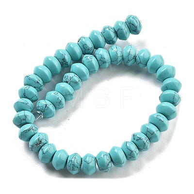 Synthetic Turquoise Beads Strands G-P559-A11-01-1