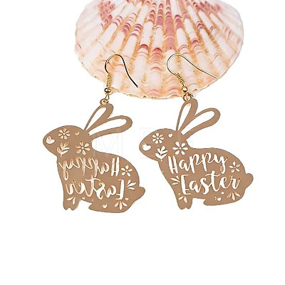 Easter Brass Dangle Earrings FS-WG493AD-01-1