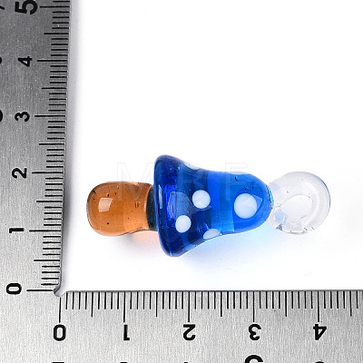 Handmade Lampwork Pendants LAMP-T025-05C-1