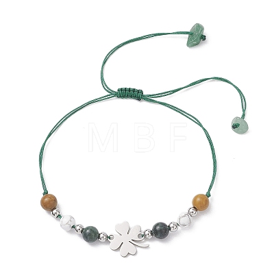 201 Stainless Steel Link Bracelets BJEW-JB12953-1