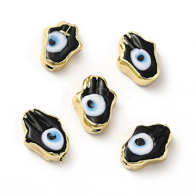 Handmade Evil Eye Lampwork Beads LAMP-F026-03D-1