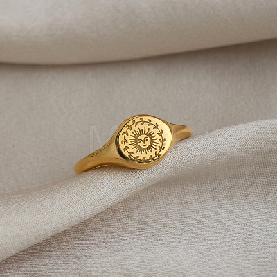 304 Stainless Steel Finger Rings for Women DP0534-6-1