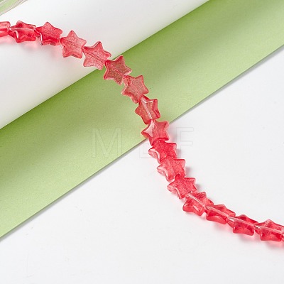 Transparent Glass Beads Strand GLAA-K057-01G-1