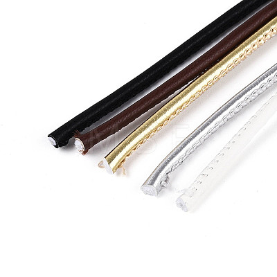 5M 5 Colors Round PU Leather Cord LC-N006-02A-1