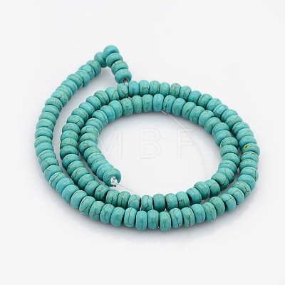 Synthetic Turquoise Beads Strands G-J182-01-1