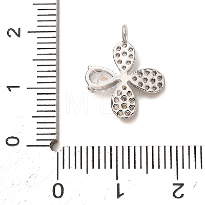 Brass Rhinestone Pendants RB-CBAFDDC-02P-1