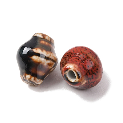 Vintage Handmade Porcelain Beads PORC-F013-04-1