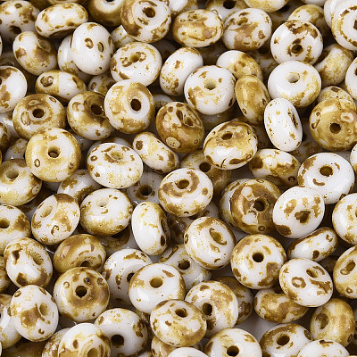 Picasso Glass Seed Beads SEED-N010-01A-1
