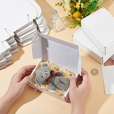 Cardboard Paper Shipping Box LS-CON-WH0089-57-1