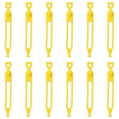 12Pcs Silicone Flexible Cord Organizer FIND-FS0005-33A-1