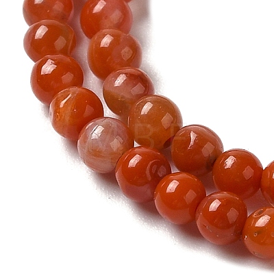 Natural South Red Agate Beads Strands G-B090-A04-03-1