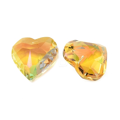 Electroplate Glass Charms EGLA-M028-01I-1