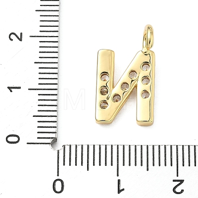 Brass Micro Pave Clear Cubic Zirconia Pendants KK-I476-01G-N-1