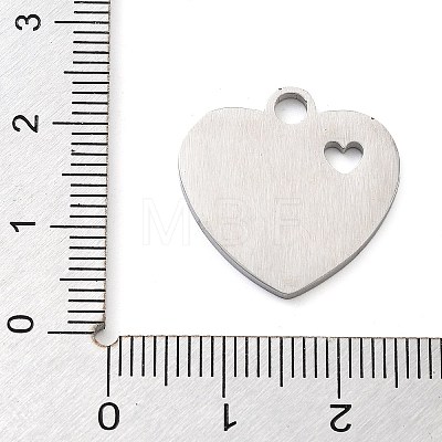 Anti-Tarnish 304 Stainless Steel Pendants STAS-M076-01P-1