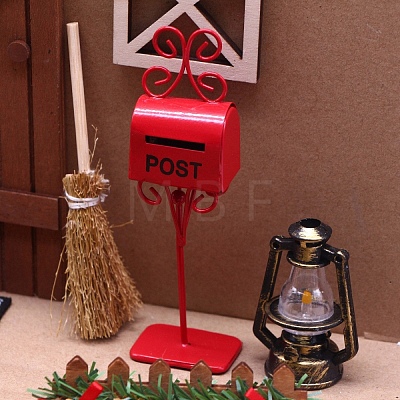 Iron Mailbox Miniature Ornaments PW-WG51933-01-1