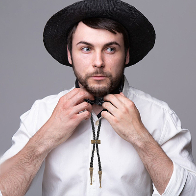 DIY Bolo Tie Making Kit DIY-CA0007-09-1