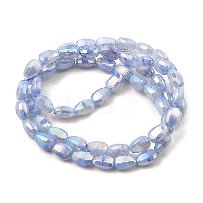 Imitation Jade Glass Beads Strands GLAA-P058-06A-01-1