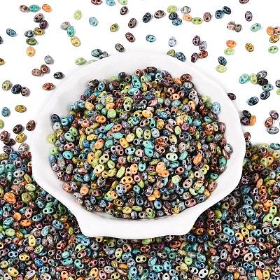 Picasso Glass Seed Beads GL-N001-02-1