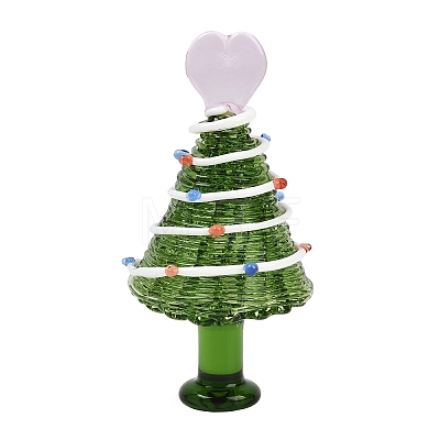 Handmade Lampwork Christmas Tree Ornaments LAMP-C026-06A-1
