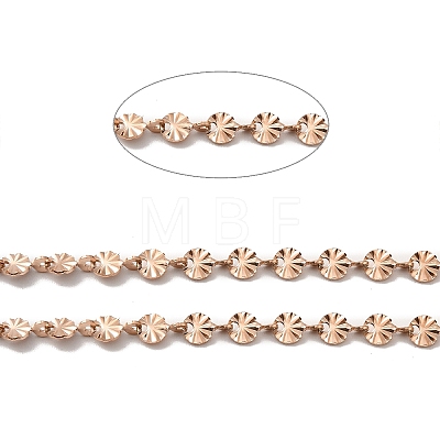 Ion Plating(IP) 304 Stainless Steel Flower Link Chains STAS-B041-08RG-1