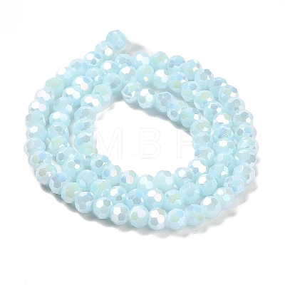 Opaque Glass Beads Stands LS-EGLA-A035-P4mm-B10-1