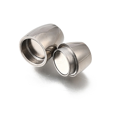 304 Stainless Steel Magnetic Clasps STAS-H263-05P-1