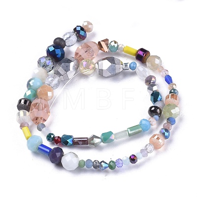 Glass Beads Strands GLAA-I043-02-1