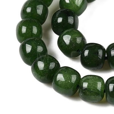 Dyed Natural White Jade Beads Strands G-T138-S06-1