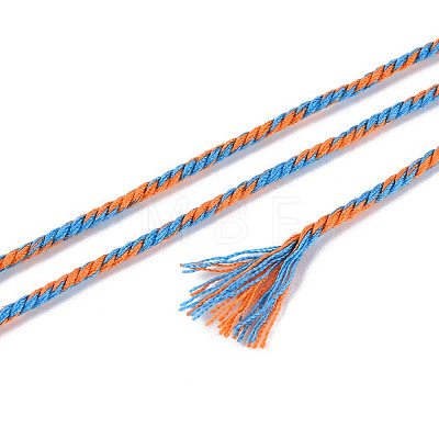 22M Two Tone Macrame Cotton Cord OCOR-T017-07J-1