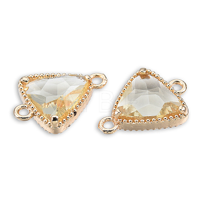 Transparent K9 Glass Connector Charms LS-GLAA-N038-60-F12-1