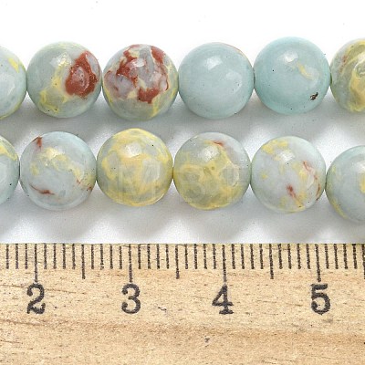 Synthetic Shoushan Stone Beads Strands G-H060-04A-1