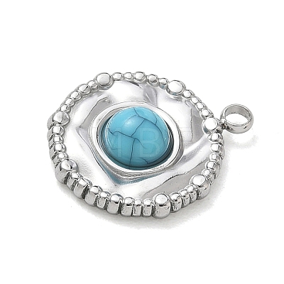 Synthetic Turquoise Pendants SA-CBA50C9-05P-1