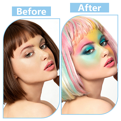 2Pcs 2 Colors Silicone Highlighting Hairpiece Hat Tools AJEW-GA0010-29-1