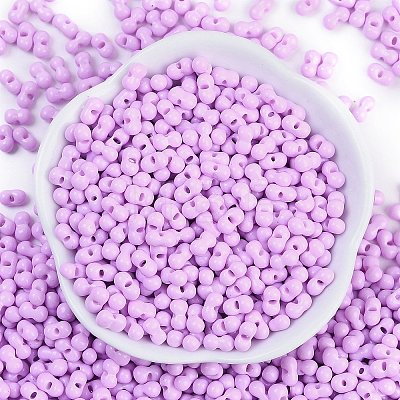 Baking Paint Glass Seed Beads SEED-K010-A22-1