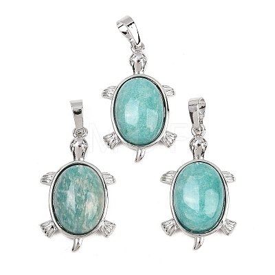Natural Amazonite Pendants G-A315-03D-P-1