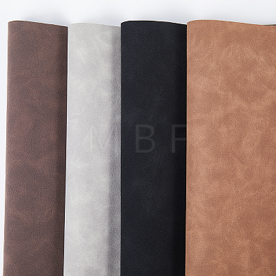 Rectangle PU Leather Fabric AJEW-WH0089-52D-02-1