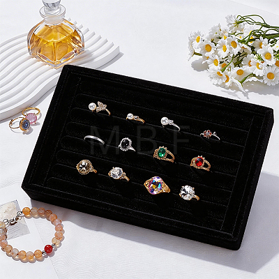 Velvet Ring Organizer Display Trays ODIS-SP0002-20A-1