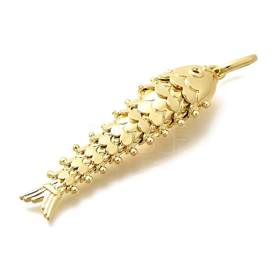 Rack Plating Brass Pendants KK-M309-37B-G-1