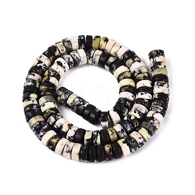 Natural Yellow Turquoise(Jasper) Beads Strands G-N367-03A-07-1