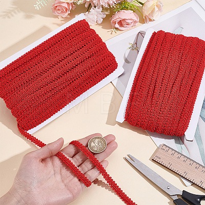 2Bags Polyester Lace Trim OCOR-ME0001-84C-1