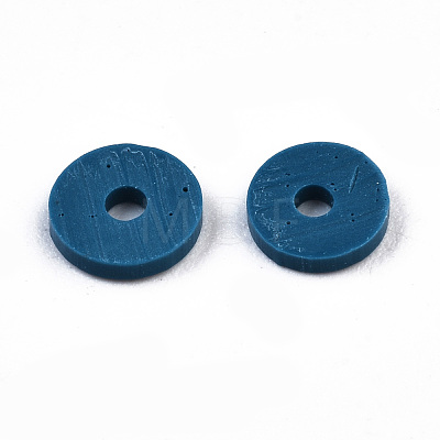 Eco-Friendly Handmade Polymer Clay Beads CLAY-R067-6.0mm-B44-1