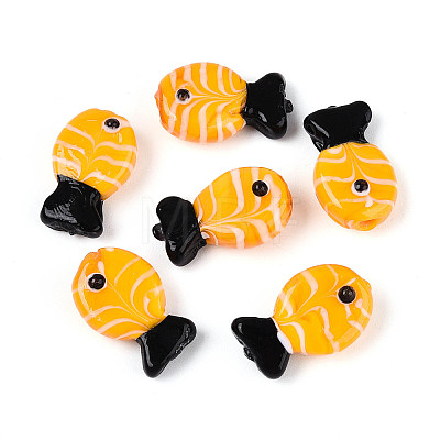 Handmade Lampwork Beads Strands LAMP-N021-41-A11-1
