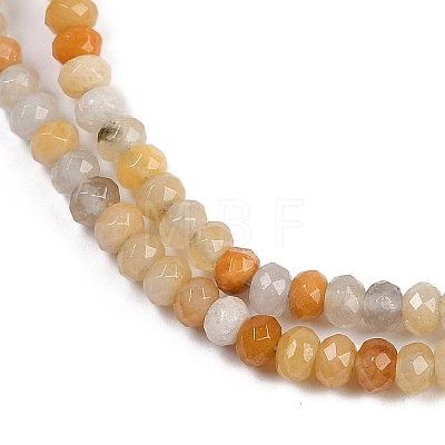 Natural White Jade Beads Strands X-G-Z069-01M-1