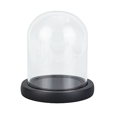 High Borosilicate Glass Dome Cloche DJEW-WH0018-23-1