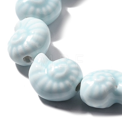 Handmade Porcelain Beads Strands PORC-I028-02G-1