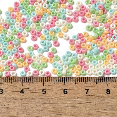 Baking Paint Glass Seed Beads SEED-P006-03A-16-1